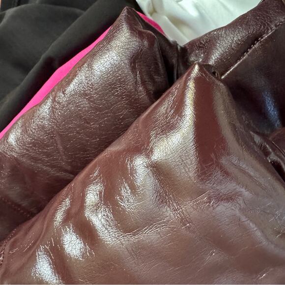 NEW SPANX red latex leggings XL TALL - Picture 6 of 8